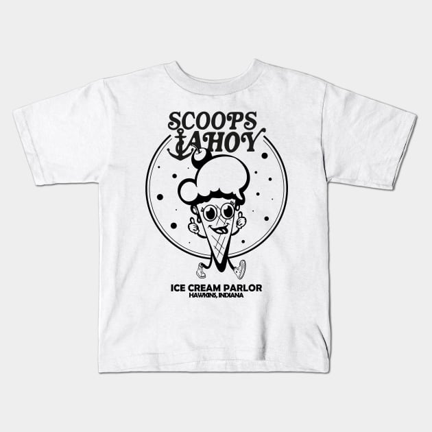 SCOOPS AHOY Kids T-Shirt by ARTCLX